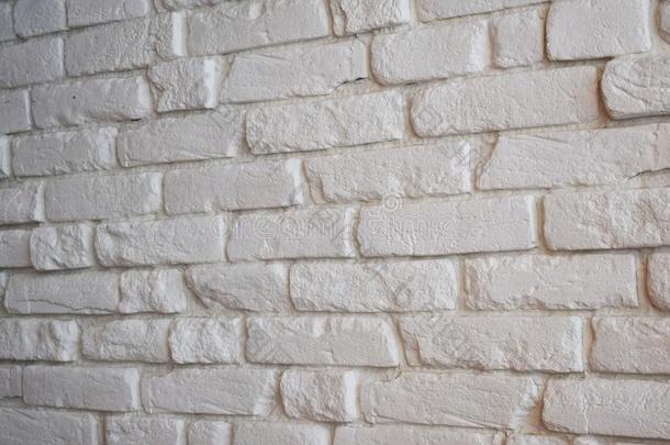 白色的砖墙.