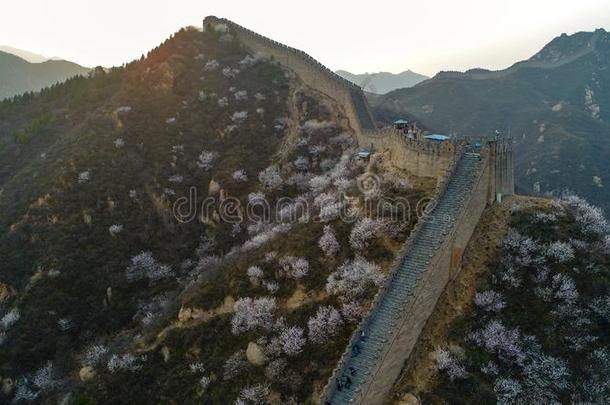 空气的看法关于伟大的墙关于中国.