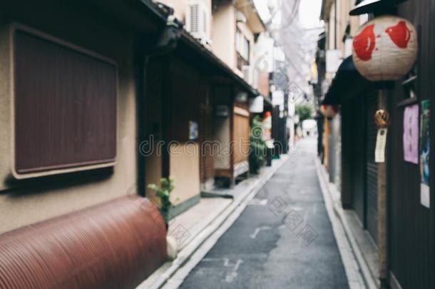多乔,日本人老的饭店和酒馆胡同采用京都,黑色亮漆