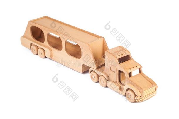 照片关于一木制的c一r货车