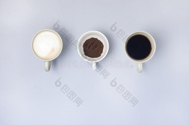 咖啡豆杯子分类杯子关于浓咖啡杯子关于卡布奇诺杯子和