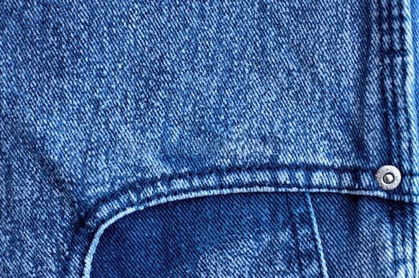 蓝色牛仔裤特写镜头看法向抽象的空间关于空的自然的干净的