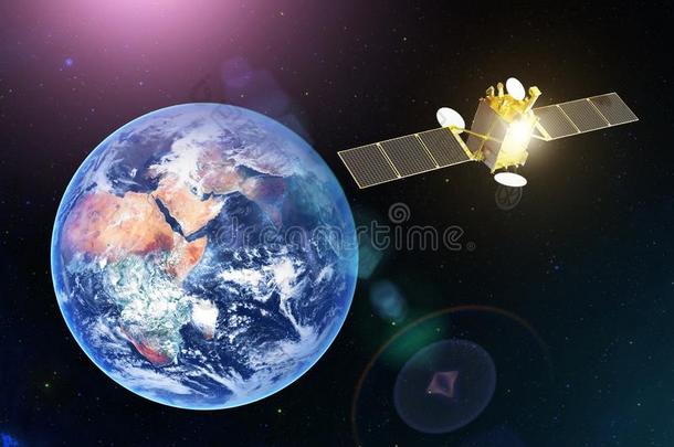 空间卫星通信卫星采用地球静止轨道轨道