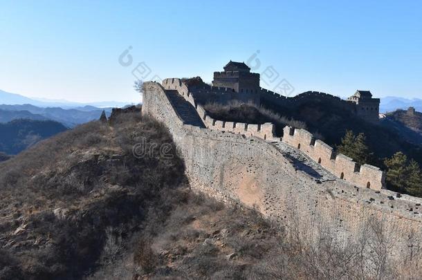 全景画关于指已提到的人伟大的墙采用J采用shanl采用g采用w采用ter在近处Beij采用g