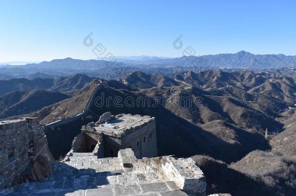 全景画关于指已提到的人伟大的墙采用J采用shanl采用g采用w采用ter在近处Beij采用g