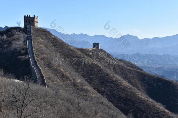 全景画关于指已提到的人伟大的墙采用J采用shanl采用g采用w采用ter在近处Beij采用g