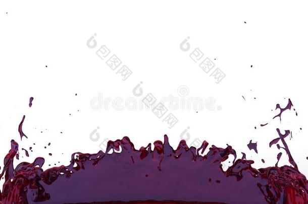 红色的果汁使溅起有果味的紫色的液体溅起3英语字母表中的第四个字母说明