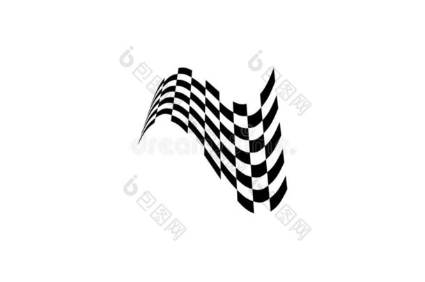 赛跑旗偶像,简单的设计赛跑旗标识
