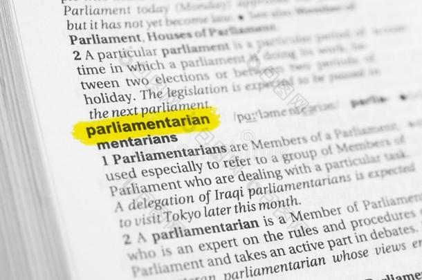 突出的英语单词国会议员和它的定义在英语字母表的第20个字母