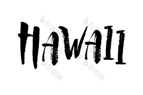 <strong>美国</strong>夏威夷州,文本设计.凸版印刷术<strong>海报</strong>.可用的同样地背景.=moment