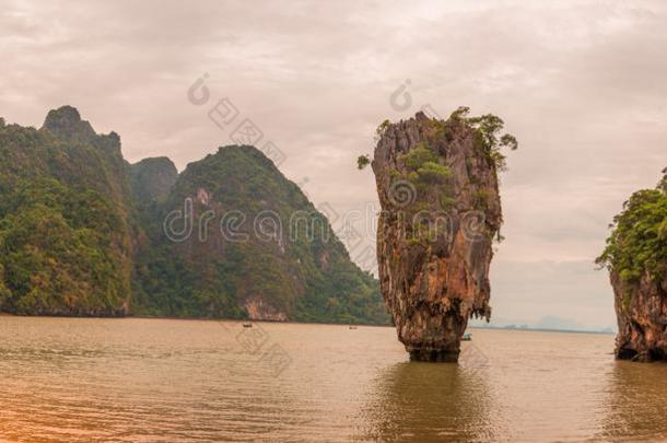 令人惊异的和非常激动人心的看法关于美丽的Isl和,Thail和