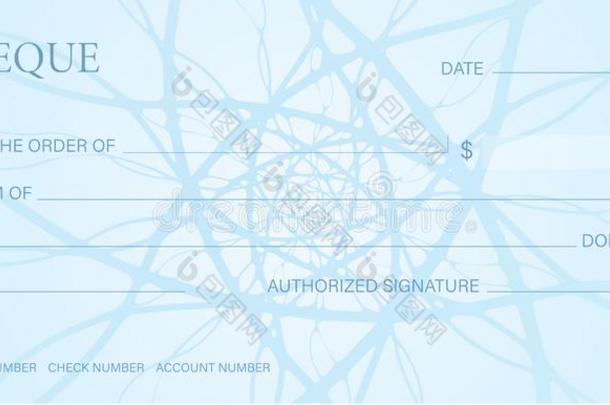 检查,支票支票book样板.扭索状装饰模式和埃斯特拉