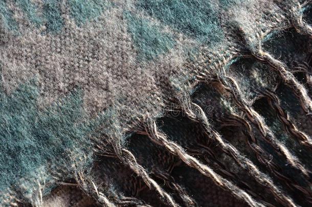 山羊绒羊毛围巾,抽象的质地关于羊毛len线