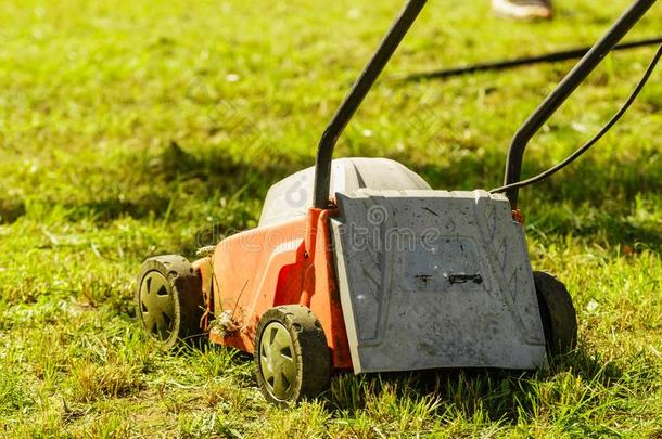 园艺.割草<strong>草地</strong>和<strong>草地</strong>mower