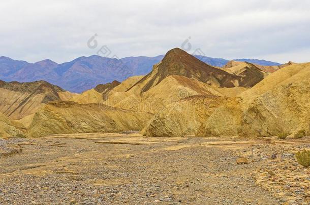 富有色彩的形成采用一沙漠旱谷