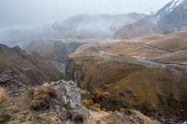 山,旅行,自然,雪,云,河