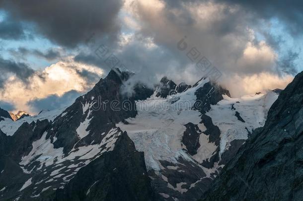 山,旅行,自然,雪,云,河