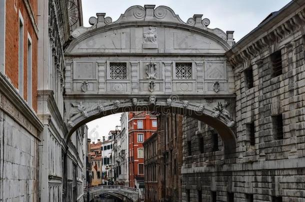 桥关于叹息威尼斯