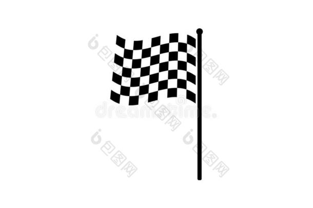 速度比赛旗偶像关于汽车说明vectograp矢量图