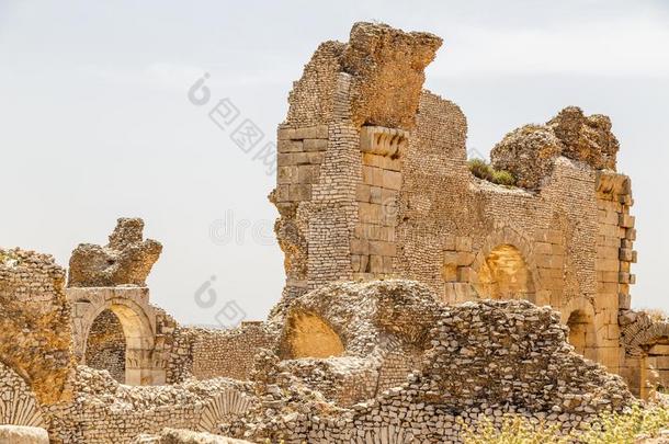 毁坏关于指已提到的人古代的古罗马的城镇麦克塔里斯现代的卡塔尔