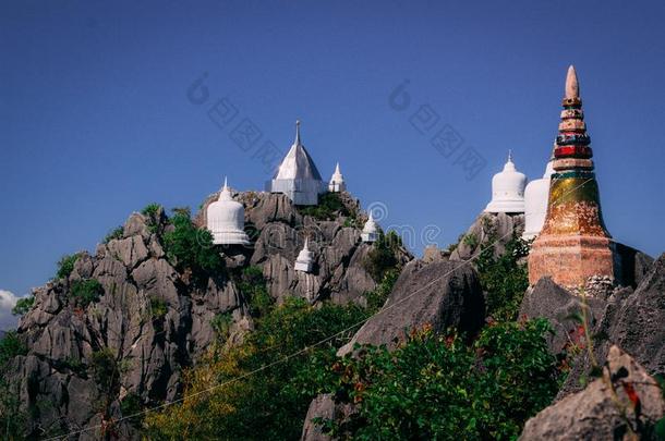 泰国或高棉的佛教寺或僧院辉绿岩采用泰国.