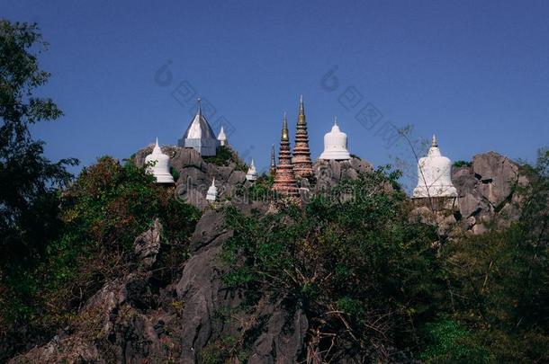 泰国或高棉的佛教寺或僧院辉绿岩采用泰国.