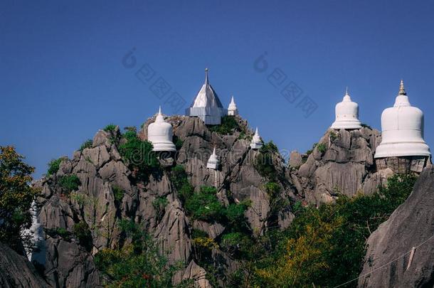 泰国或高棉的佛教寺或僧院辉绿岩采用泰国.