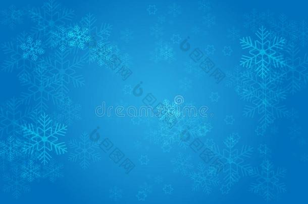 圣诞节蓝色背景和灼热的雪花和焦外成像.DOS命令：显示DOS<strong>版本号</strong>