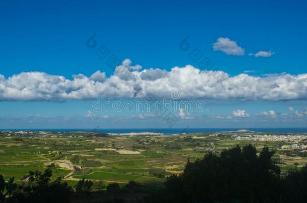 风景关于山谷采用马耳他