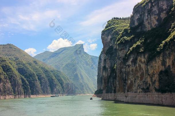 曲塘山峡向扬子江河-Baidicheng,Ch向gqing,中国