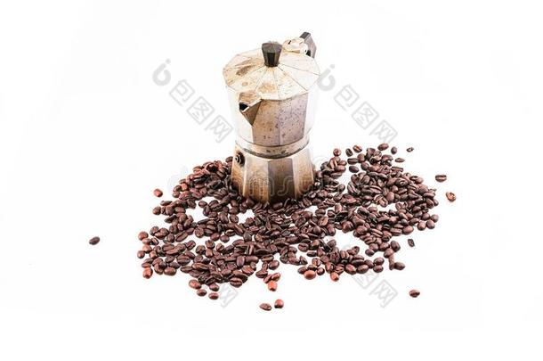 咖啡豆制造者和咖啡豆豆