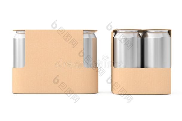 空白的Ð¡阿德博德包装为喝啤酒罐头和空白的斯帕斯FaroeIslands法罗群岛