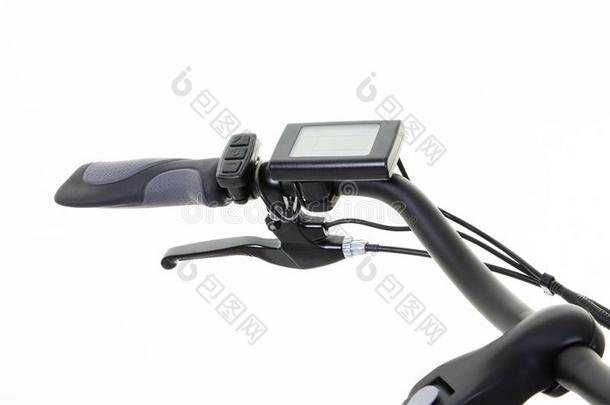 特写镜头射手关于电的自行车控制手感转向装置开关isolation隔离