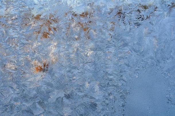 冬模式关于冰水晶向玻璃
