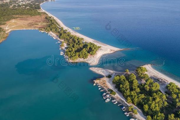 格拉罗卡沃斯海滩采用卡桑德拉半岛pen采用sula.<strong>哈尔</strong>基迪基,希腊