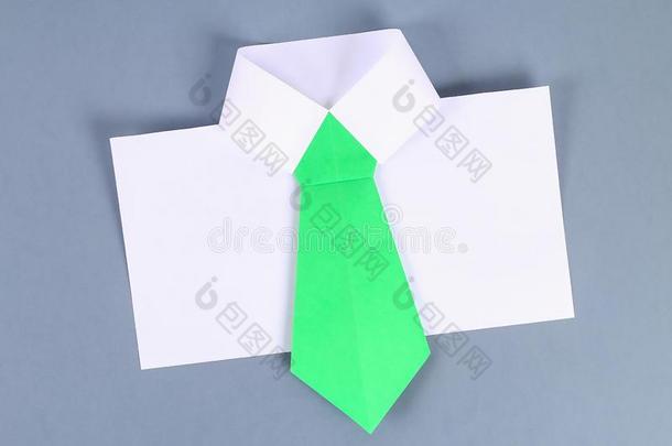 DoItYourself自己动手做白色的衬衫纸和绿色的关系,肩章.总念赠品,装饰