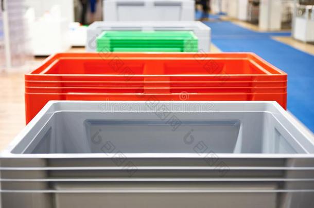 颜色塑料制品盒采用五金器具商店