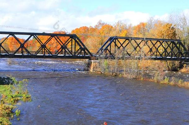 韦斯特菲尔德河采用韦斯特菲尔德,马萨诸塞州和铁路桥