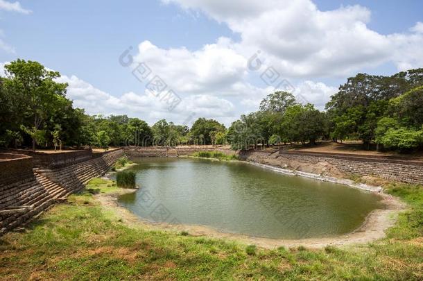 象池塘采用阿努拉达普拉古代的城市,斯里斯里兰卡