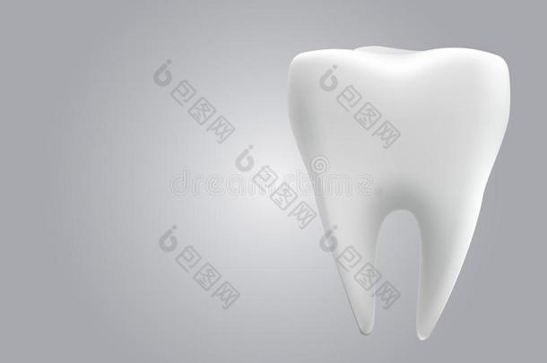 牙齿的诊所,牙科医生和白色的牙,健康的,强的,人