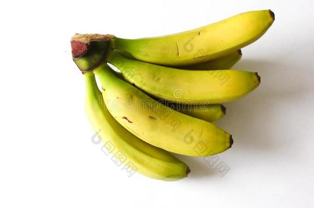 成熟的香蕉黄色的香蕉热带的食物