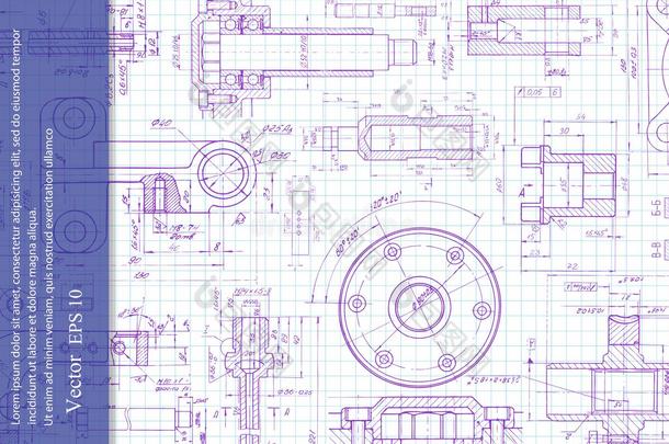 机械的工程<strong>绘画</strong>-技术的<strong>绘画</strong>背景