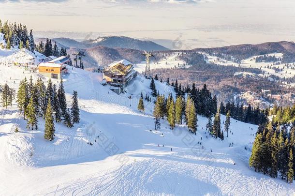滑雪求助在<strong>岗位</strong>,布拉索夫,特兰西瓦尼亚,罗马尼亚