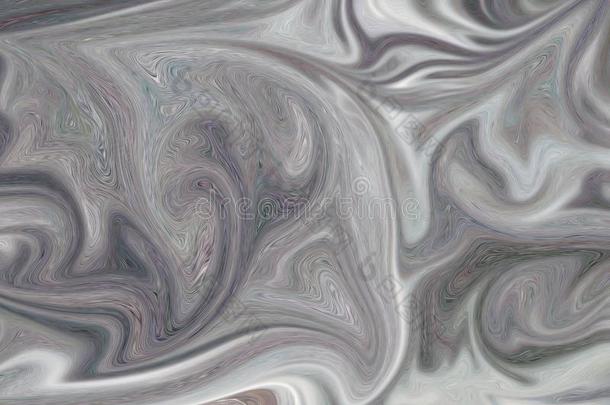 现代的艺术模式.液体抽象的大理石模式和银一