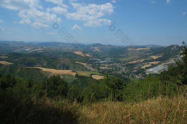 美丽的夏意大利人山风景