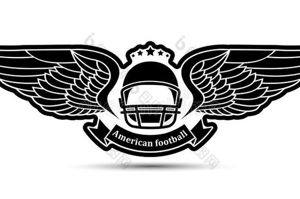 美国人足球酿酒的象征和飞行章