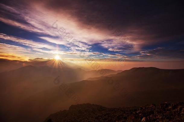 HaleakalaNationalParkandHaleakalaVolcanoontheHawaiianislandofMau