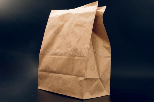 纸袋包装为食物.快的食物和你
