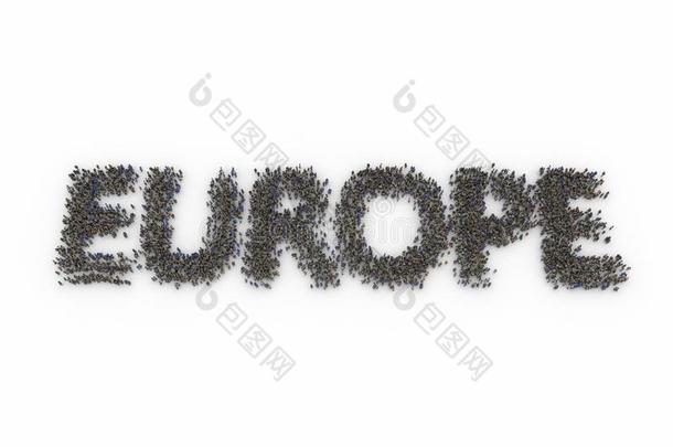 人人群形成欧洲