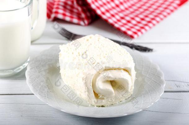 凝结的乳霜黄油乳霜为土耳其的早餐